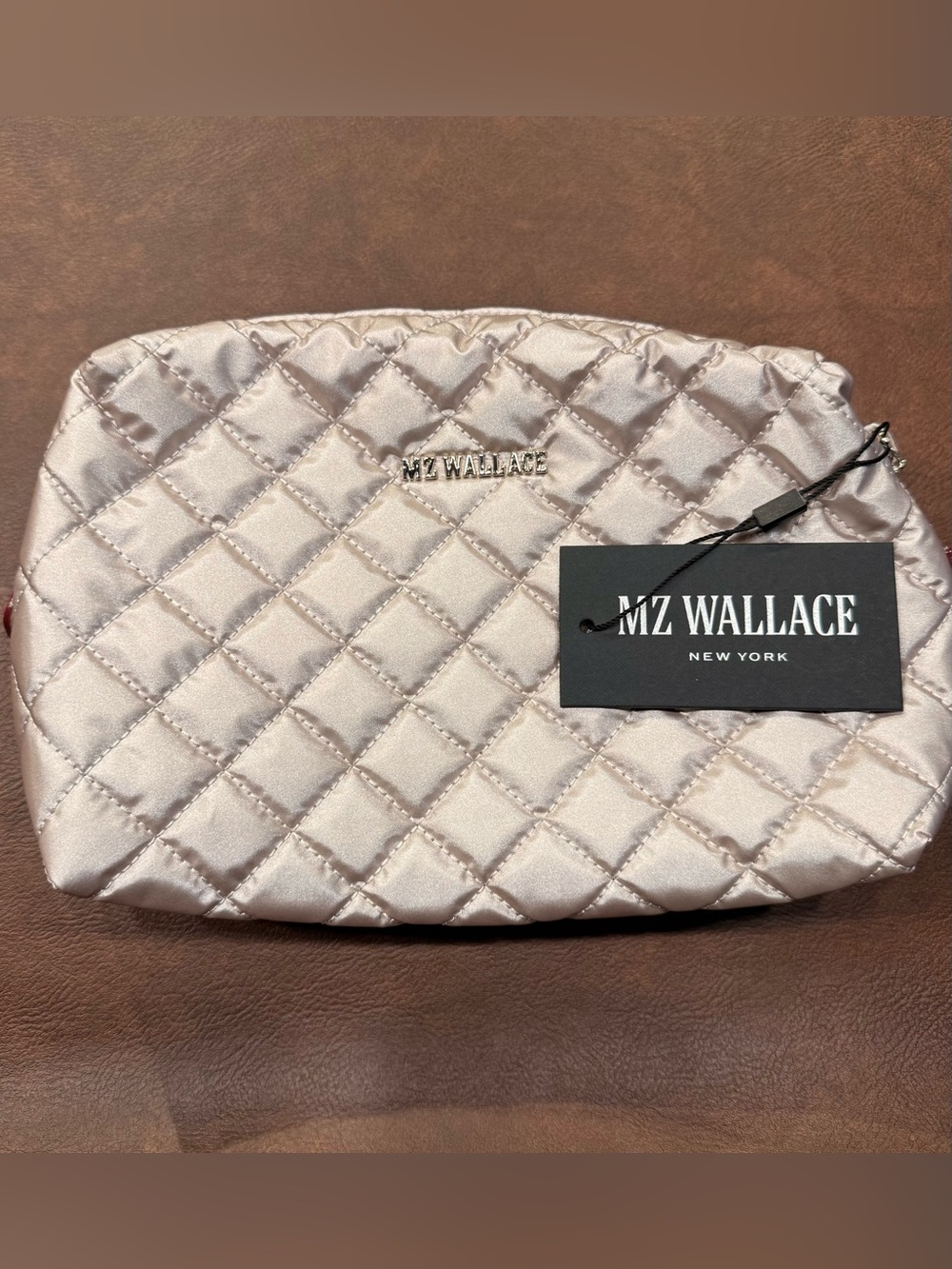 🤍New MZ Wallace Mica Cosmetic Case in Pale Rose Gold (Sold Out)